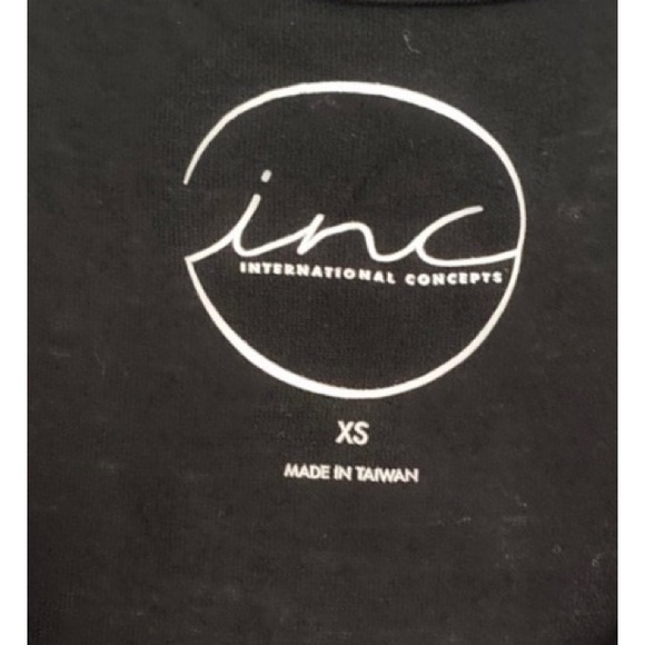 INC International Concepts Black Sleeveless Embellished Tunic Top, Size XS - Picture 9 of 9